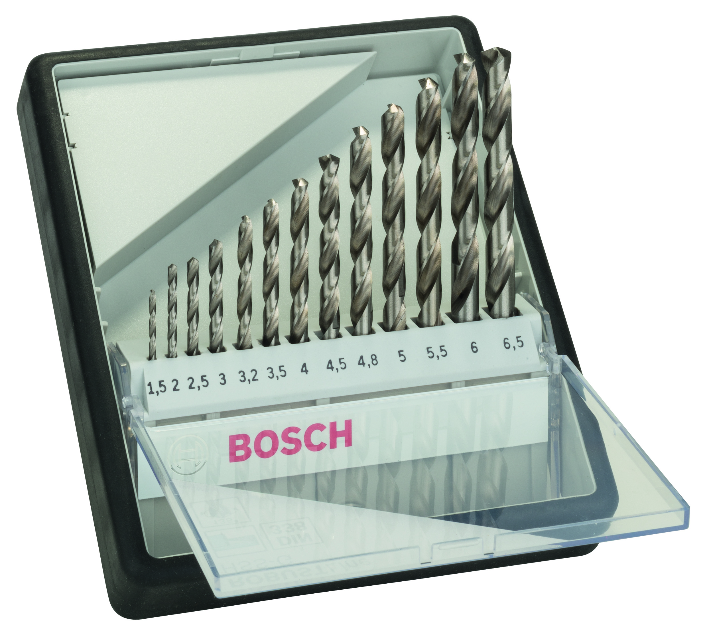 Bosch 13-piece Robust Line Metal Drill Bit Set HSS-G