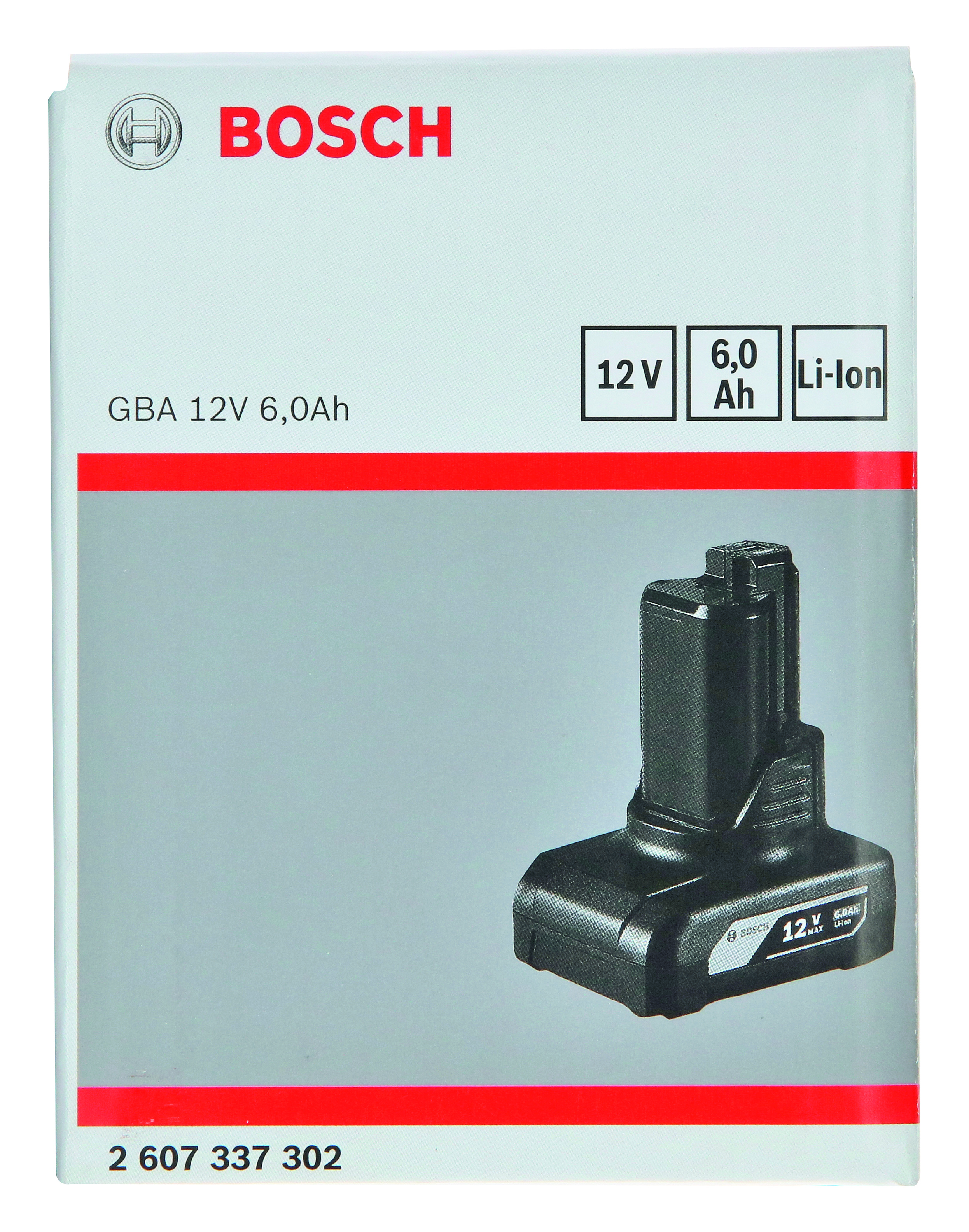 Bosch Professional - Batterie GBA 12V 6,0 Ah (1X GBA 12 V 6,0 Ah)