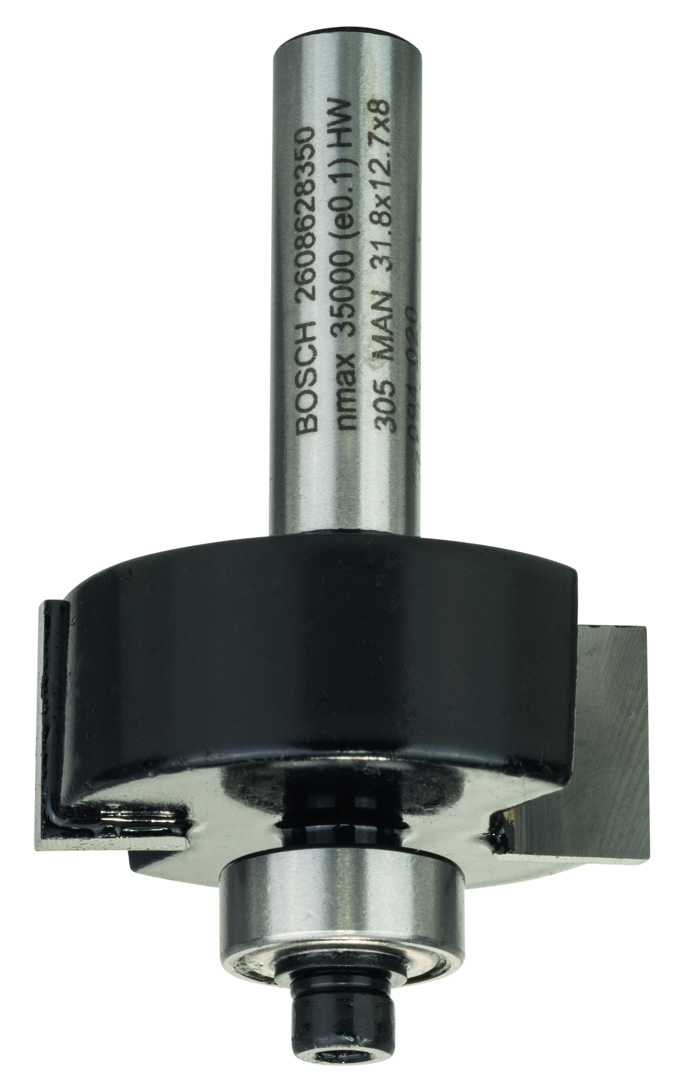 Bosch Scheibennutenfräser 4mm HM/CT mit Anlaufkugellager 8mm B 9,6mm Fräser 