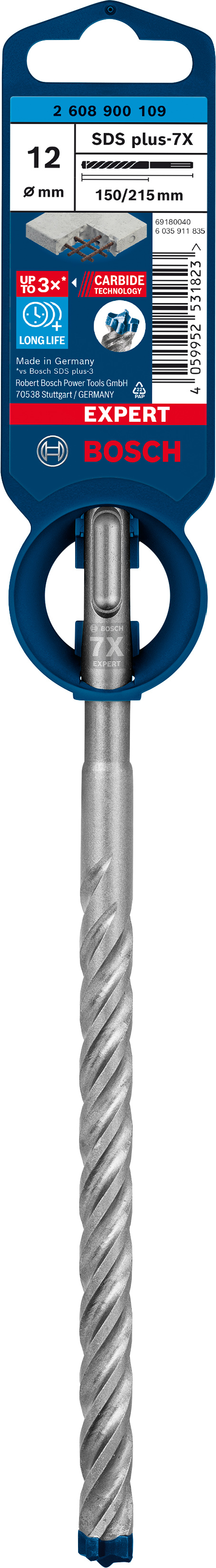 Betonbohrer BOSCH SDS-plus 5 Hammerbohrer Bohrhammer 12mm 150/215 Steinbohrer 