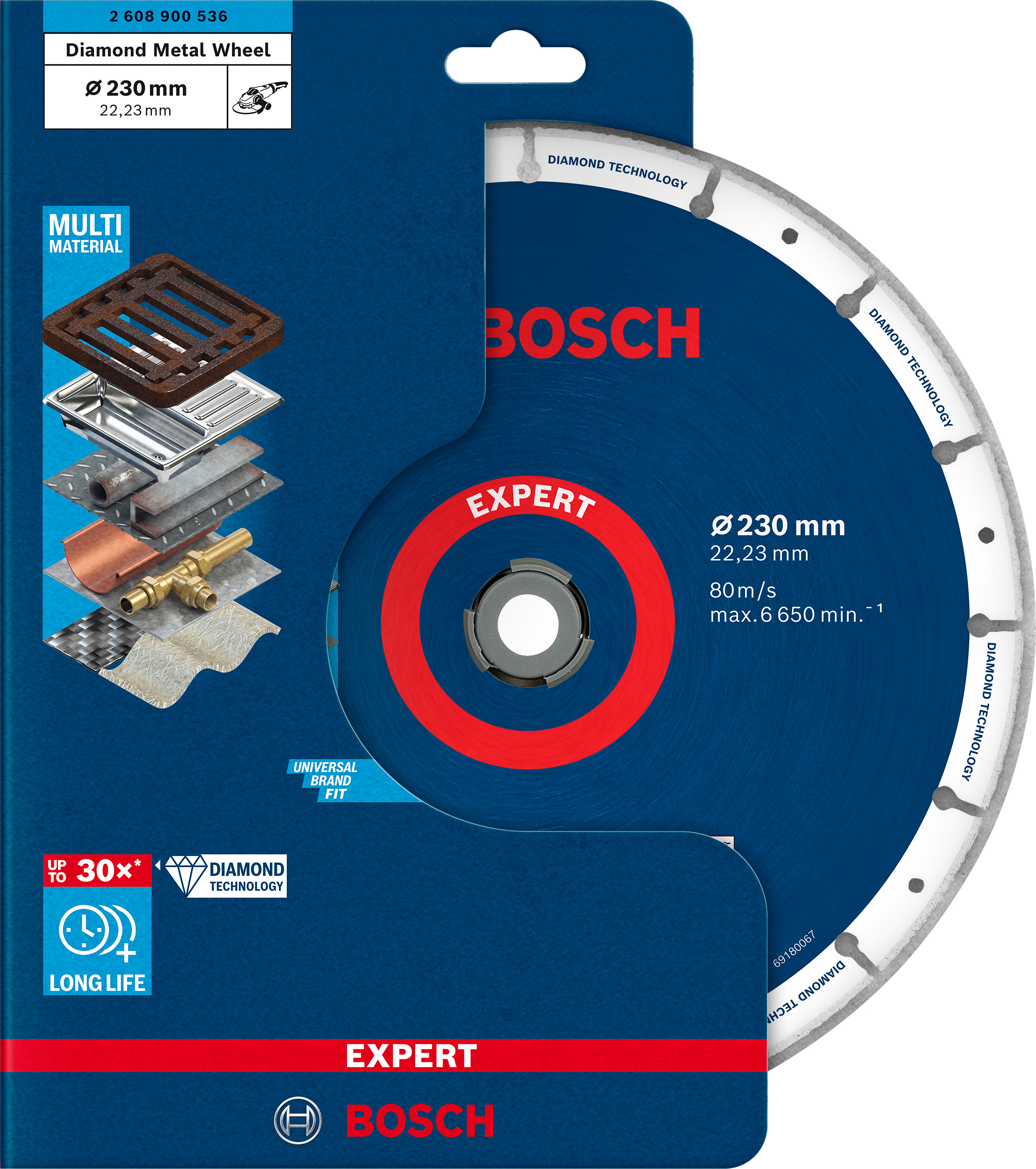 Original Bosch Schruppscheiben Metall 115x6x22,23mm 25 Stück Restposten