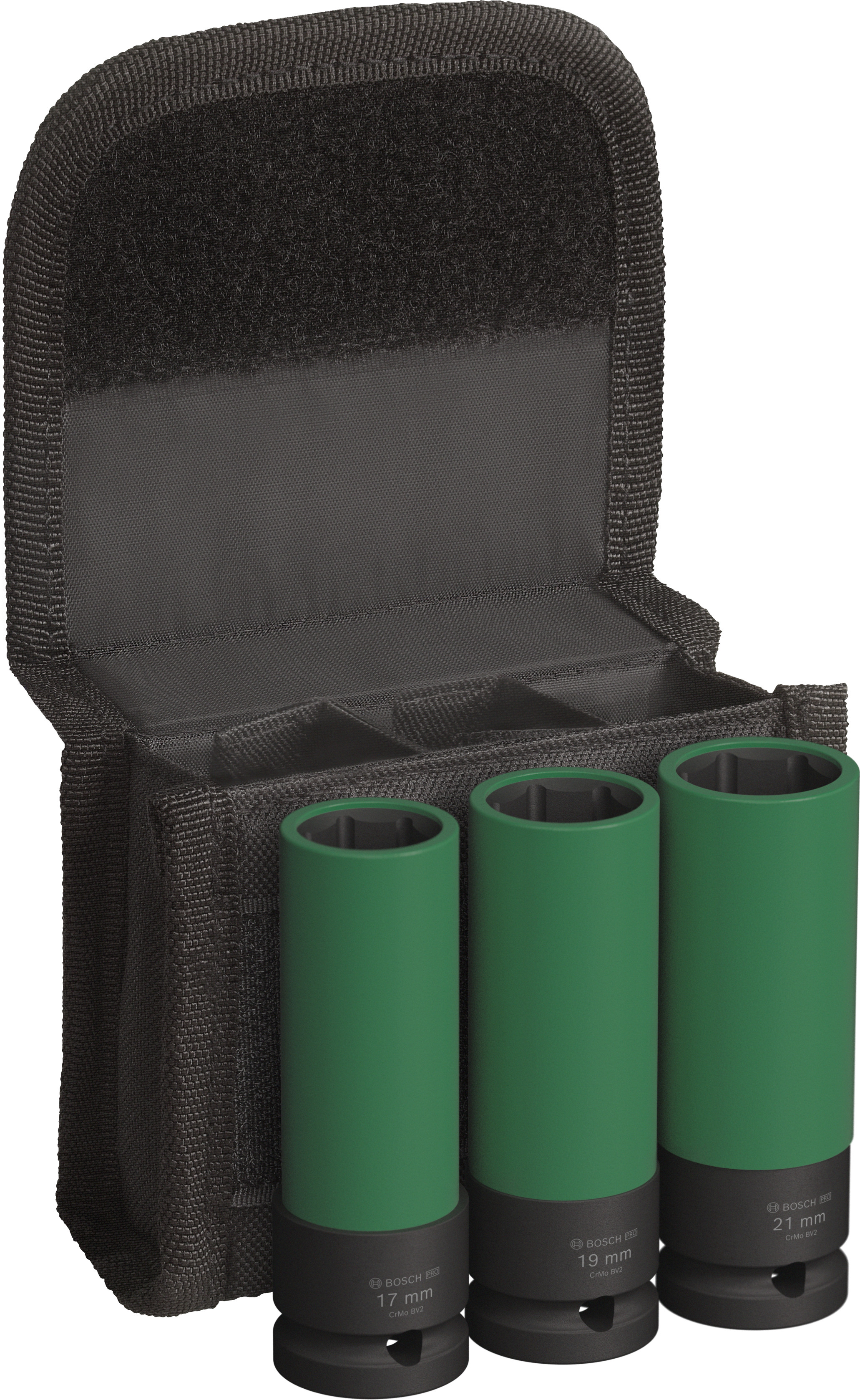 Bosch Pro 1/2&quot; Extra-deep Impact Socket Set (3pcs)