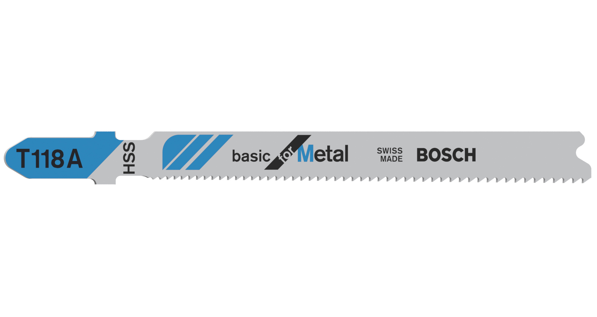 5 Lames scie sauteuse HSS  Métal 92mm : Pas : 1,1-1,5mm T118A