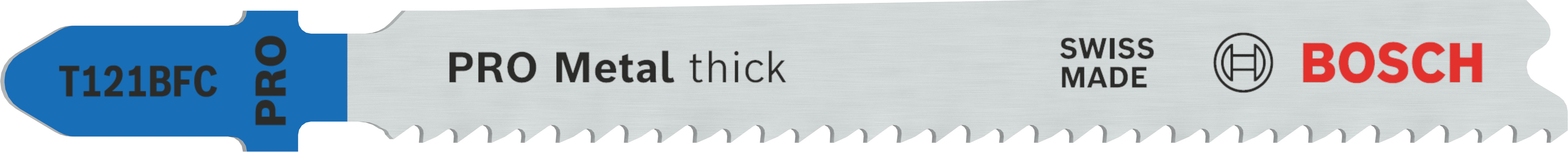 Bosch T121BFC 92mm 13TPI Pro Thick-metal Jigsaw Blades (5pk)