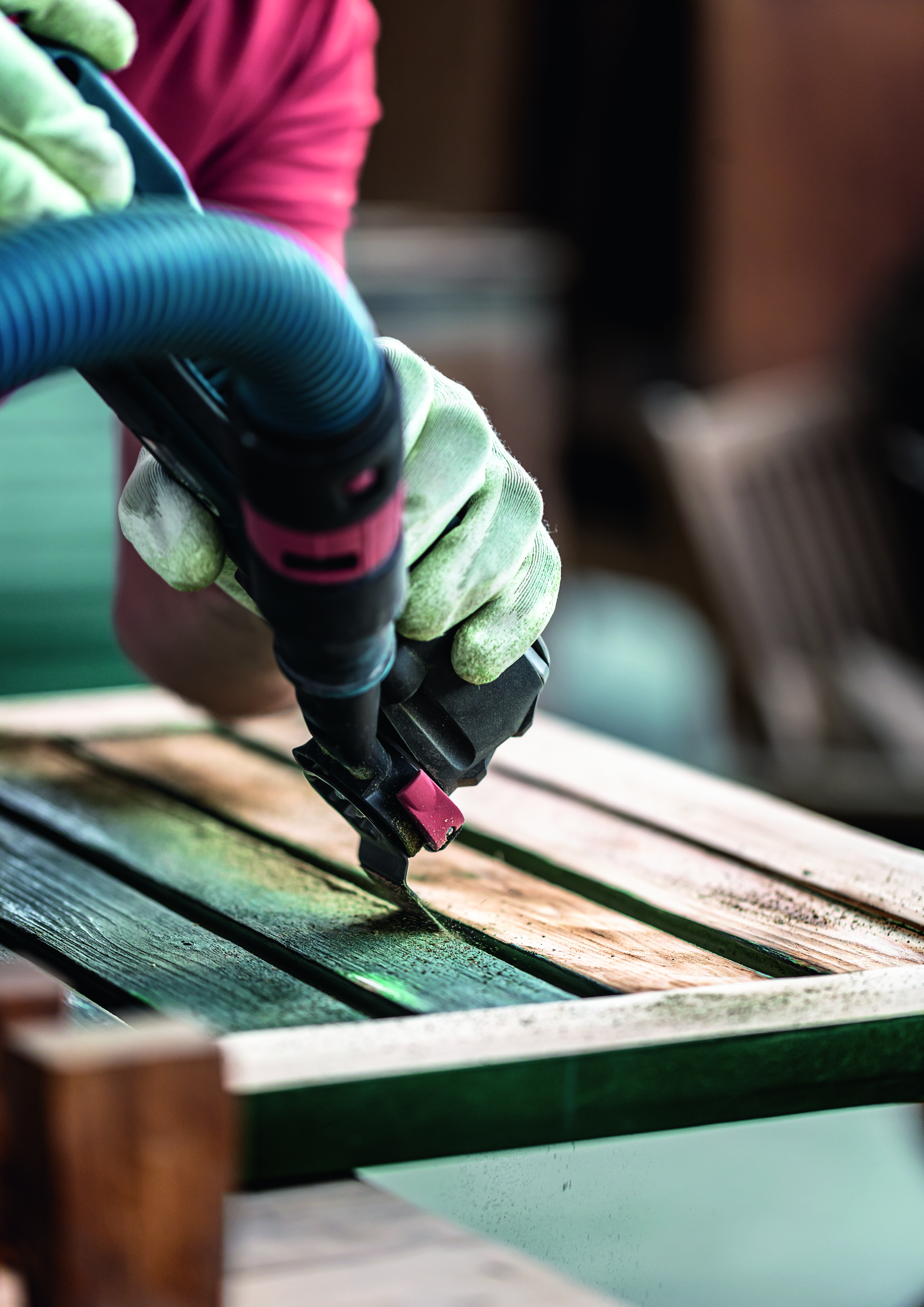 Dito Levigatore Bosch Expert AVZ 32 RT4 - Per Vernice Su Legno, Grana 40, Larghezza 32mm - Foto 4