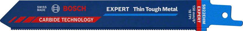 BOSCH Pílový list pre chvostovú pílu EXPERT ‘Thin Tough Metal’ S 922 EHM, 10 ks