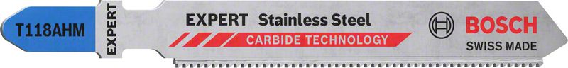 BOSCH List priamočiarej píly EXPERT 'Stainless Steel' T 118 AHM, 2 ks