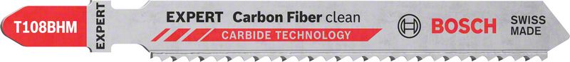 BOSCH List priamočiarej píly EXPERT ‘Carbon Fiber Clean’ T 108 BHM, 3 ks