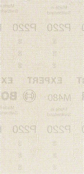 BOSCH Brúsny papier EXPERT M480 pre orbitálne brúsky, 93 x 186 mm, zrnitosť 220, 10 ks