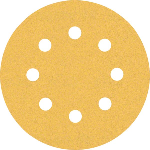 BOSCH Sada brúsneho papiera EXPERT C470 pre excentrické brúsky, 115 mm, 8 otvorov, zrnitosť 60/120/240, 6 ks