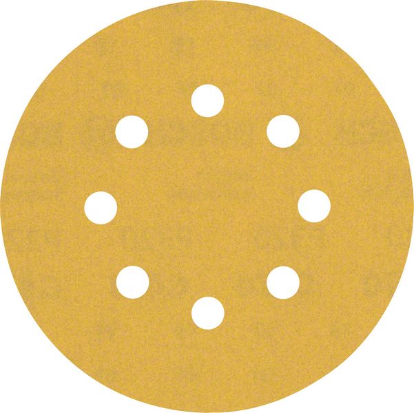 BOSCH Brúsny papier EXPERT C470 s 8 otvormi pre excentrické brúsky, 125 mm, zrnitosť 320, 5 ks