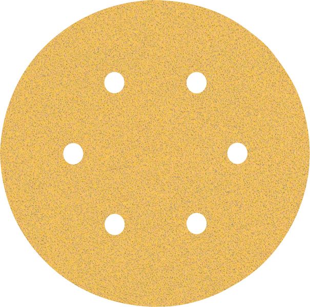 BOSCH Brúsny papier EXPERT C470 so 6 otvormi pre excentrické brúsky, 150 mm, zrnitosť 80, 5 ks
