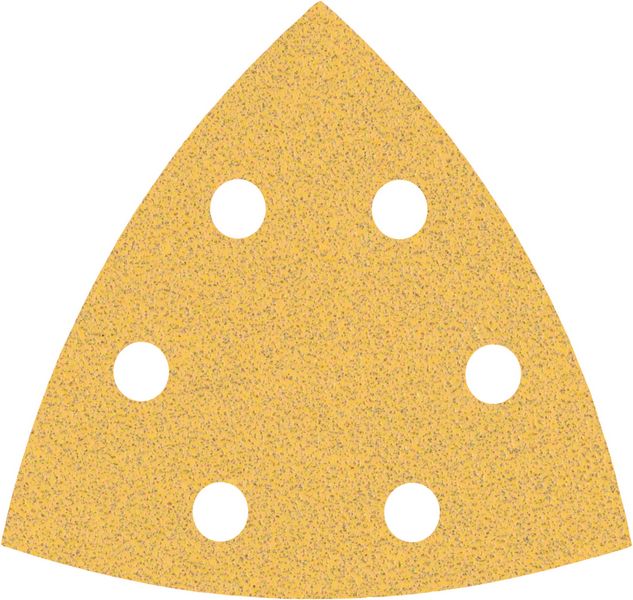 BOSCH Brúsny papier pre trojuholníkové brúsky EXPERT C470, 93 mm, zrnitosť 80, 5 ks