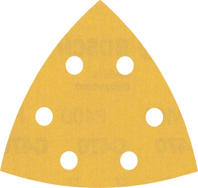 BOSCH Brúsny papier pre trojuholníkové brúsky EXPERT C470, 93 mm, zrnitosť 400, 5 ks