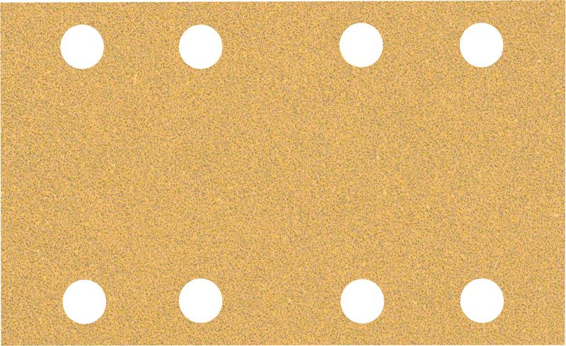 BOSCH Brúsny papier EXPERT C470 s 8 otvormi pre orbitálne brúsky 80 x 133 mm, zrnitosť 60, 10 ks