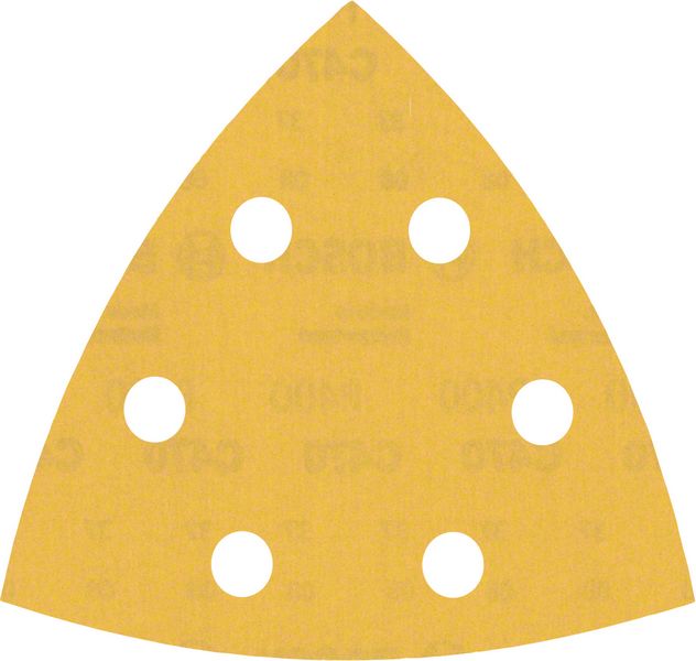 BOSCH Brúsny papier pre trojuholníkové brúsky EXPERT C470, 93 mm, zrnitosť 400, 50 ks