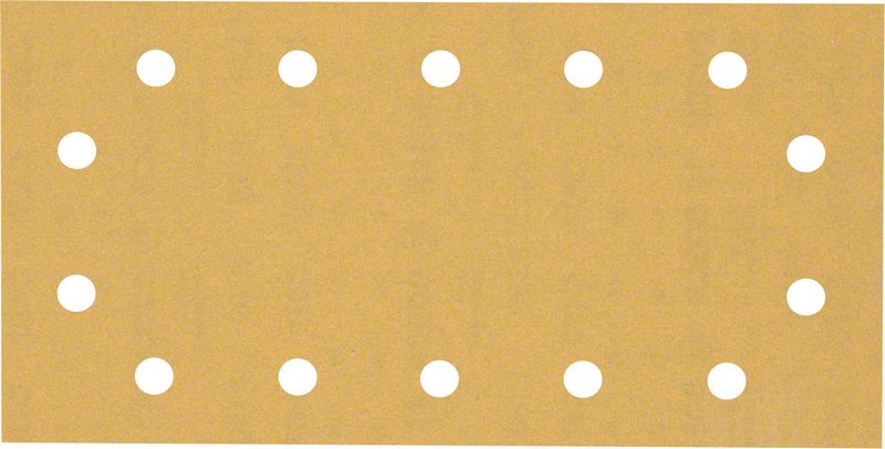 BOSCH Brúsny papier EXPERT C470 so 14 otvormi pre orbitálne brúsky 115 x 230 mm, zrnitosť 180, 50 ks