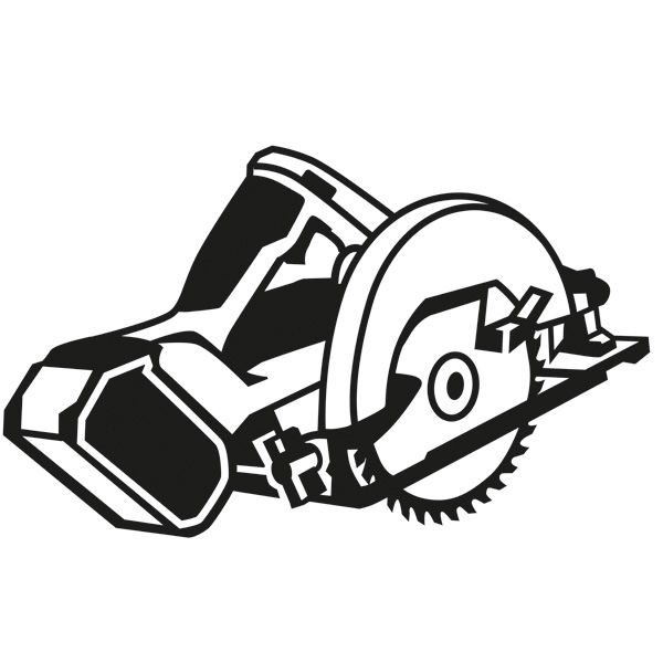 Machine Icon Handheld Circurlarsaw Cordless K 2380805 